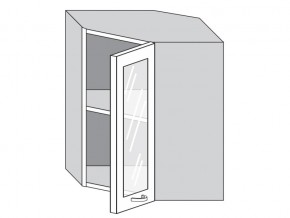 1.60.3у Шкаф настенный (h=720) угловой на 600мм со стекл. дверцей в Челябинске - chelyabinsk.магазин96.com | фото