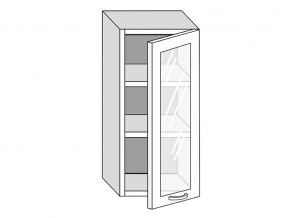 19.40.3 Шкаф настенный (h=913) на 400мм с 1-ой стекл. дверцей в Челябинске - chelyabinsk.магазин96.com | фото