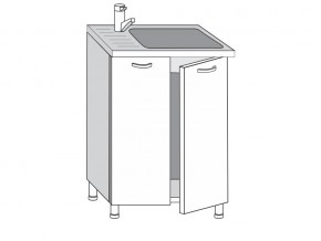 2.60.2мн Шкаф-стол на 600мм под накладную мойку с 2-мя дверцами в Челябинске - chelyabinsk.магазин96.com | фото