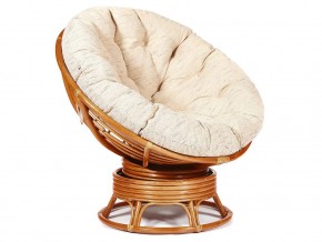 Кресло-качалка Papasan w 23/01 B с подушкой Cognac, ткань Старт в Челябинске - chelyabinsk.магазин96.com | фото