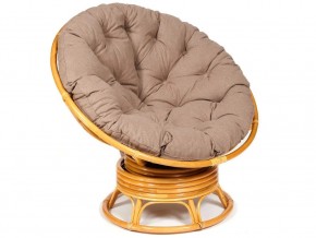 Кресло-качалка Papasan w 23/01 B с подушкой Honey, экошерсть Коричневый в Челябинске - chelyabinsk.магазин96.com | фото