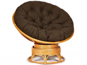 Кресло-качалка Papasan w 23/01 B с подушкой Honey, ткань Коричневый в Челябинске - chelyabinsk.магазин96.com | фото