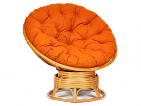 Кресло-качалка Papasan w 23/01 B с подушкой Honey, ткань Оранжевый в Челябинске - chelyabinsk.магазин96.com | фото