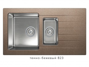 Мойка комбинированная Tolero twist TTS-890 Темно-бежевый 823 в Челябинске - chelyabinsk.магазин96.com | фото