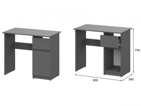 Стол письменный 900 Денвер Графит серый в Челябинске - chelyabinsk.магазин96.com | фото