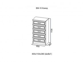 ВМ-10 Комод в Челябинске - chelyabinsk.магазин96.com | фото